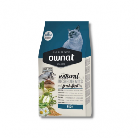 OWNAT - croquette Classic Poisson pour chats adultes