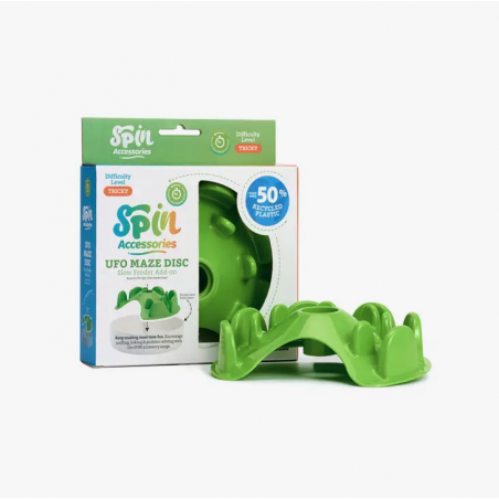 Accessoire pour gamelle croquette SPIN Ufo Maze - niveau difficile occupation jeu jouet pour chien