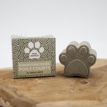 Shampoing solide pour chiens et chats spécial poils courts - Naïomy