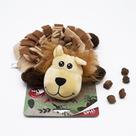 Le Lion - peluche de fouille pour chiens et chats Vadigran