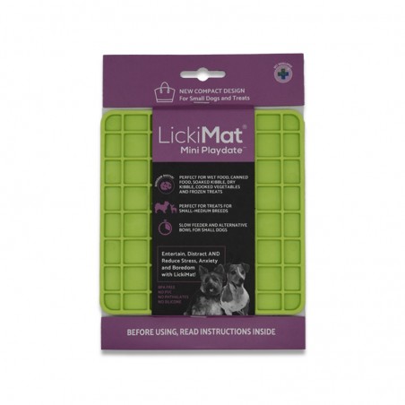 LickiMat Playdate Mini - Tapis de léchage pour chiens et chats