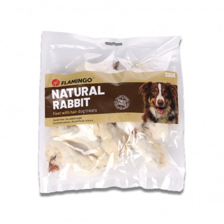 Pattes de lapin - friandise de mastication pour chiens