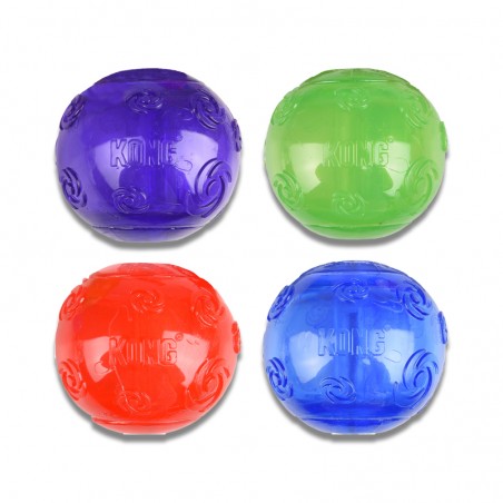 Squeezz Ball - jouet pour chiens Kong