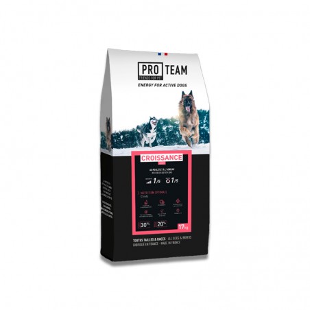 Pro Team Croissance 4000 - croquettes pour chiens 12kg