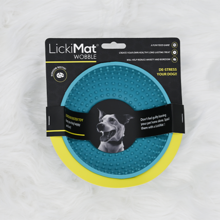 LickiMat Wobble - Tapis de léchage occupation pour chiens et chats