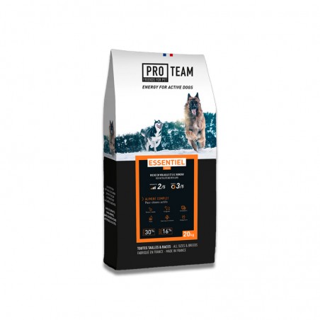 Pro Team Essentiel 3800 - croquettes pour chiens 20kg