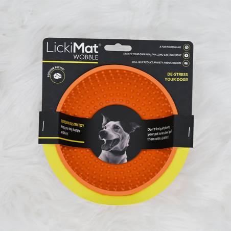 LickiMat Wobble - Tapis de léchage occupation pour chiens et chats