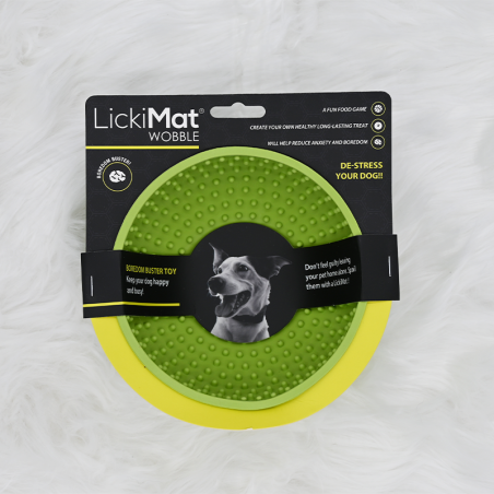 LickiMat Wobble - Tapis de léchage occupation pour chiens et chats