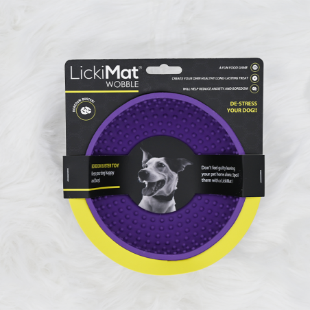 LickiMat Wobble - Tapis de léchage occupation pour chiens et chats