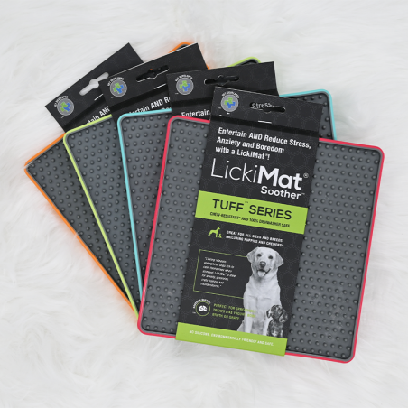 LickiMat Soother Tuff - Tapis de léchage occupation pour chiens et chats