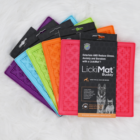 LickiMat Buddy - Tapis de léchage occupation pour chiens et chats